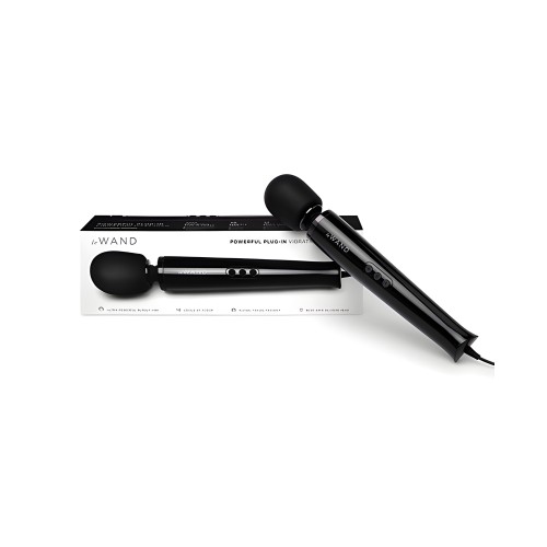 Le Wand Potente Masajeador Vibrante Con Cable - Negro