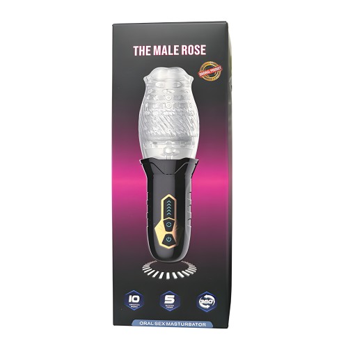 The Male Rose (Original) Gawk Gawk 3000 Simulador de Sexo Oral - Negro