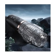 The Male Rose 2 Sucking & Vibrating Blow Job Sucker - Black