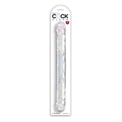 Dildo Doble Claro King Cock 18" - Claro