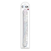 Dildo Doble Claro King Cock 18" - Claro