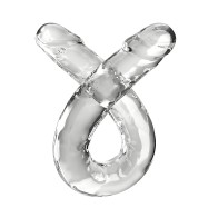 Dildo Doble Claro King Cock 18" - Claro