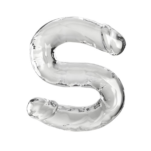 Dildo Doble Claro King Cock 18" - Claro