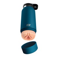 PDX Plus Fuck Flask Stroker - Light/Blue