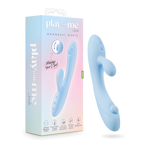 Blush Play With Me Vibrador Moondust Magic - Azul