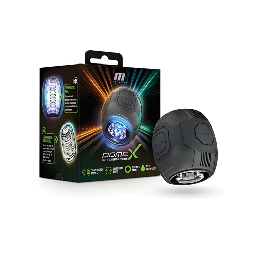 Blush M for Men Dome X Vibrating Masturbator - Black