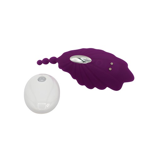 Natalie's Toy Box Shell Yeah! Remote Controlled Vibrator - Purple