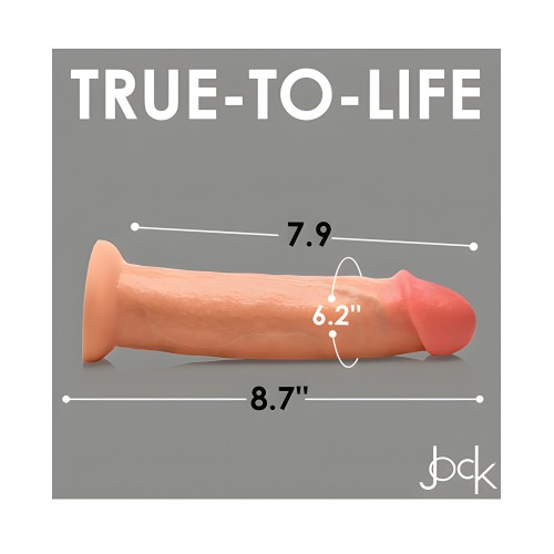 Curve Toys Jock Real Skin Silicone 8.5" Dildo