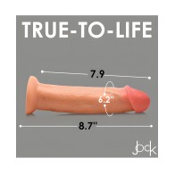 Curve Toys Jock Real Skin Silicone 8.5" Dildo