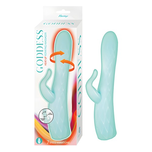 Vibrador Calentador y Rotatorio Goddess - Aqua