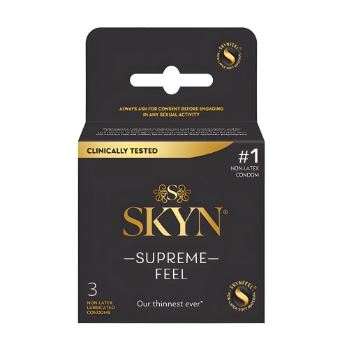 Condones Lifestyles SKYN Supreme Feel - Comodidad Ultrafina