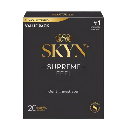 Lifestyles SKYN Supreme Feel Condoms - Pack of 20