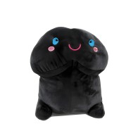 Peluche de Pene Corto Shots - Negro 8" / 20 cm