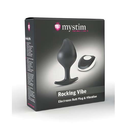 Mystim Rocking Vibe Small Buttplug Black