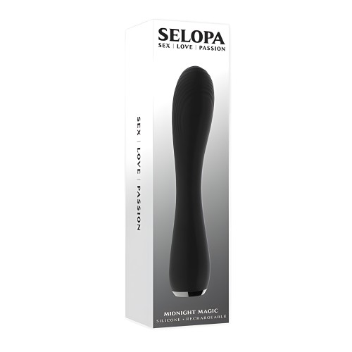 Vibrador Flexible Selopa Midnight Magic - Negro