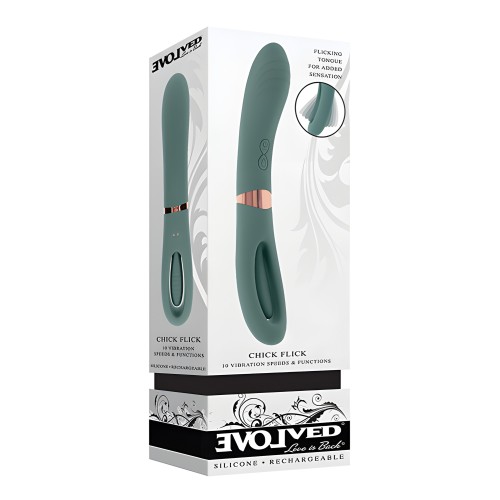 Vibrador G-Spot Evolved Chick Flick Turquesa