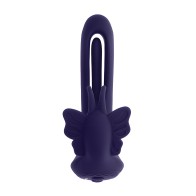 Evolved Lord of the Wings Flapping &amp; Vibrating Stimulator - Purple
