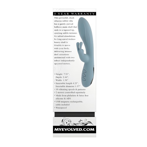 Evolved Boss Bunny Rabbit Vibrator - Light Blue