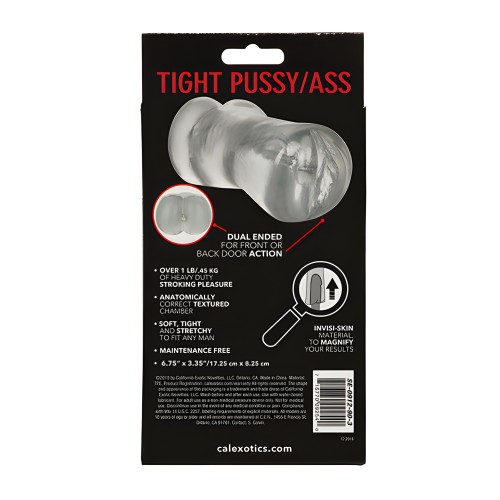 Masturbador Tight Pussy & Ass - Transparente