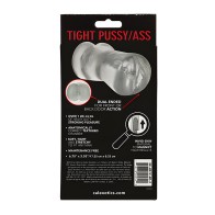 Masturbador Tight Pussy & Ass - Transparente