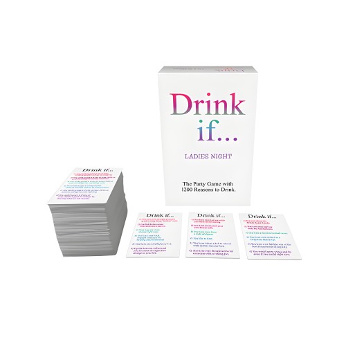 Juego de Cartas Drink If... Noche de Chicas