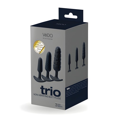 Set de 3 Plug Anal VeDO - Negro