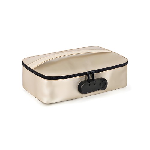 Caja Discreta Bloqueable Dorcel - Oro de Lujo
