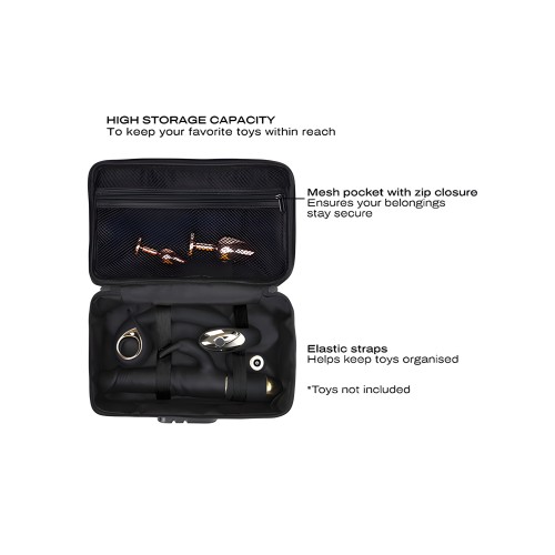 Caja Discreta Bloqueable Dorcel - Oro de Lujo