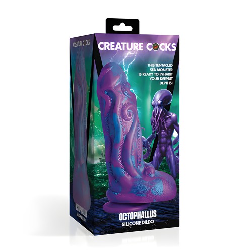 Creature Cocks Octophallus Silicone Dildo - Purple/Blue