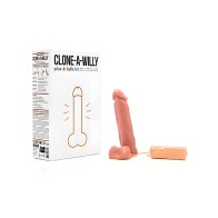 Kit Clone-A-Willy Plus+ con Testículos - Tono de Piel Medio