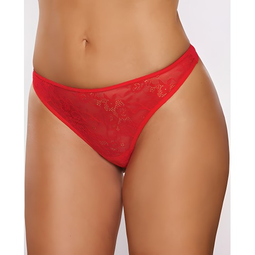 Tanga Allure All Wrapped Up con Lazo - Rojo O/S