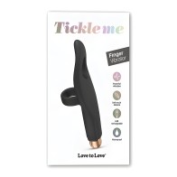 Love to Love Tickle Me Finger Vibe - Black Onyx