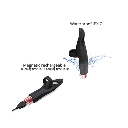 Love to Love Tickle Me Finger Vibe - Black Onyx