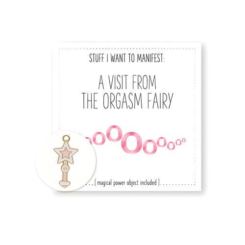 Warm Human Tarjeta y Encanto Hada del Orgasm