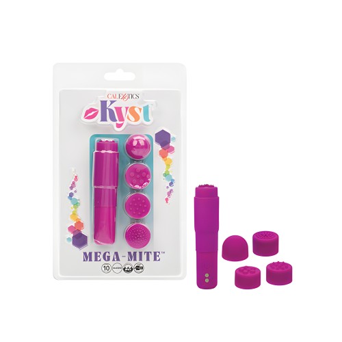 Kyst Mega-Mite Stimulator with Interchangeable Tips - Pink
