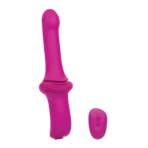 Overdrive Smooth Thruster Remote Control Sex Machine - Fuchsia/Black