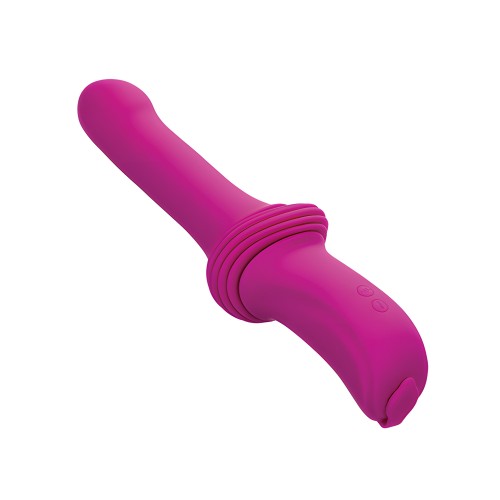 Overdrive Smooth Thruster Remote Control Sex Machine - Fuchsia/Black