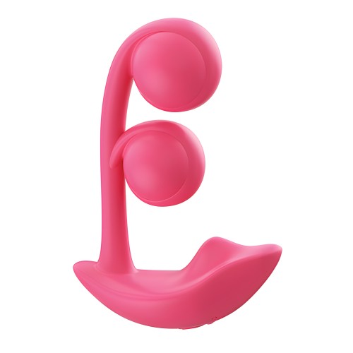 Vibrador Clit & G-Spot Melody Twin Balls - Rosa