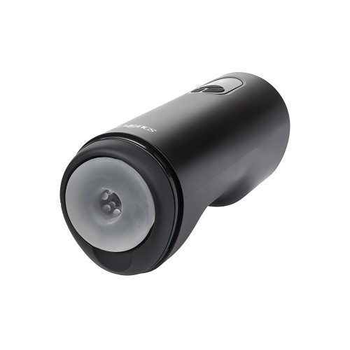 Bionic Vibro Stroker con Oscilación y Succión Negro