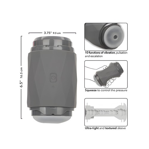 Stroker Vibro Squeeze Milk Master - Negro