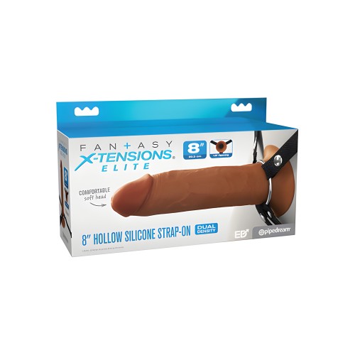 Fantasy X-Tensions Elite 8" Strap-on - Brown