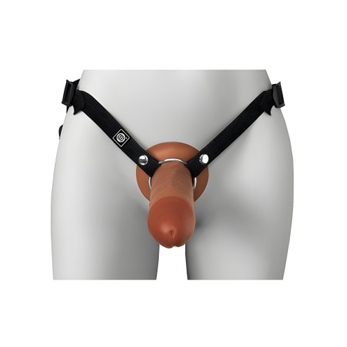 Fantasy X-Tensions Elite 8" Strap-on - Brown