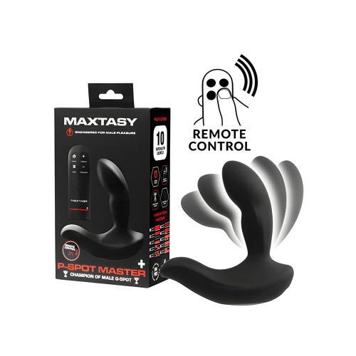 Maxtasy P-Spot Master con Control Remoto - Negro