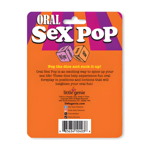 Oral Sex Pop Dice Game