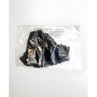 Lace Panty w/Heart Cut Out Back - Black