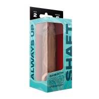 Shaft Model F Flexskin Liquid Silicone 8.8" Sheath - Oak