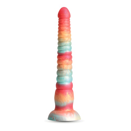 Dildo Apilado 9" Colores - Rojo/Dorado