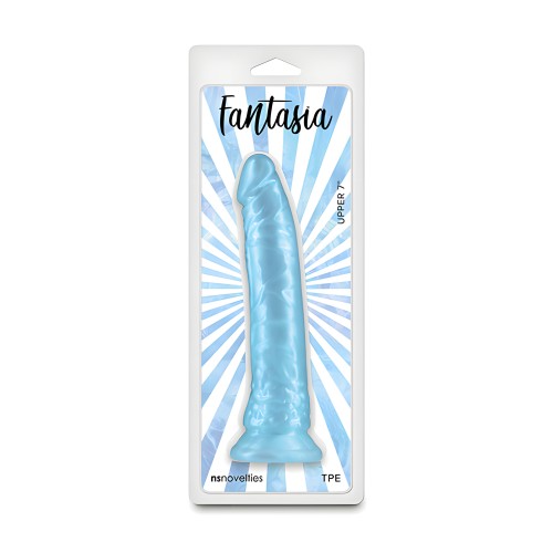 Fantasia Dildo Superior de 7" - Turquesa