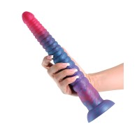 Colours Stacked 12" Dildo Pink/Blue