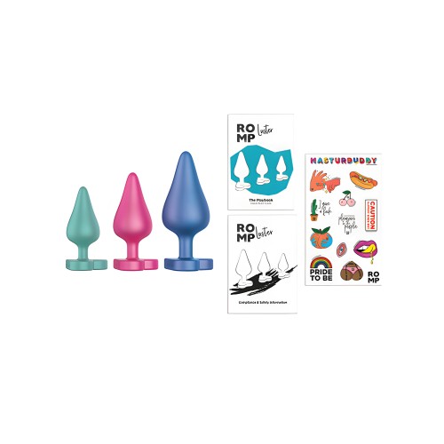 Kit de Tapones Anales ROMP Luster - Multicolor